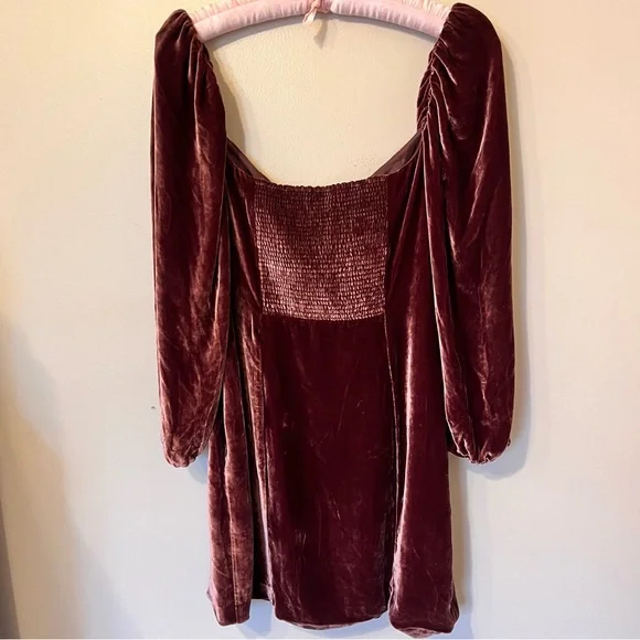 Wilfred Novella Velvet Mini Dress NWT - Picture 4 of 8